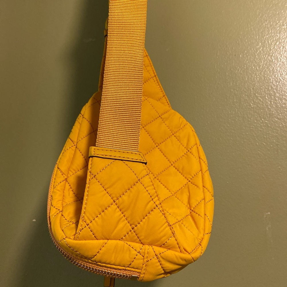 Bright Yellow Tory Burch Fanny pack.